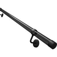 Rothley Acrylic Smokey Grey Indoor Handrail Kit - 1 x 1.2m