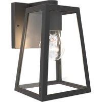 Lutec IP44 Fia Wall Light - Black