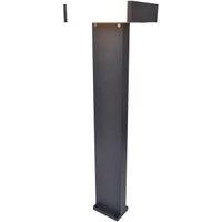 Lutec IP44 Conroy Integrated LED Bollard Light - Dark Grey