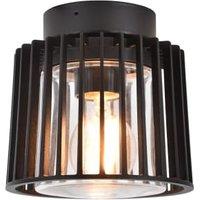 Lutec IP54 Shyne Ceiling Light - Black