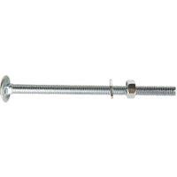 Wickes Carriage Bolt Nut & Washers - M6 x 100mm - Pack of 10