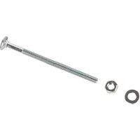 Wickes Carriage Bolt Nut & Washers - M8 x 130mm - Pack 10