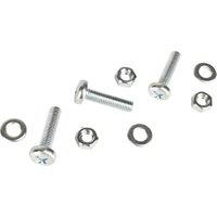 Wickes Pan Head Machine Screws with Nut & Washers - M5 x 20 - Pack of 25