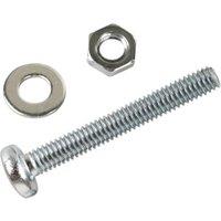 Wickes Pozi Head Machine Screws with Nut & Washers - M4 x 30mm - Pack of 25