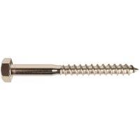 Wickes External Stainless SteelCoach Screws - M10 x 100mm - Pack of 2