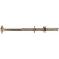 Wickes Exterior Grade Coach Bolts - M10 x 160mm - Pack of 5