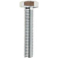 Wickes Hexagon Set Screws - M10 x 50mm - Pack of 10