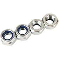 Wickes Self Locking Nuts - M8 - Pack of 20