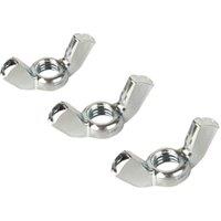 Wickes Steel Wing Nuts - M6 - Pack of 10