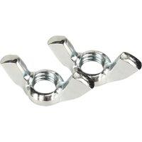 Wickes Steel Wing Nuts - M8 - Pack of 10