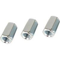 Wickes Studding Connector Nut - M12 - Pack of 6