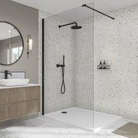 Wetwall Elite Terrazzo 2 Sided Shower Panel Kit - 900 x 900mm