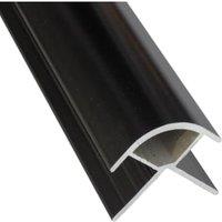 Wetwall Mermaid Black External Corner - 2420mm