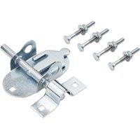 Oval Padlock Bolt Zinc Plated