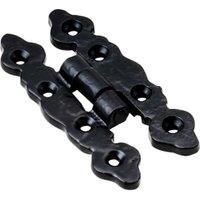 Antique Black Gothic Cabinet Hinge - 84mm