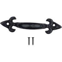 Antique Effect Black Cabinet Pull Handle - 178mm