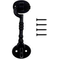Black Antique Cabin Hook - 150mm
