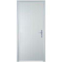 Door-Stop Cottage White Left Hand FD30 Integral Garage Fire Door Set - 920 x 2079mm