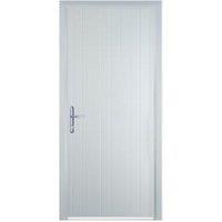 Door-Stop Cottage White Right Hand FD30 Integral Garage Fire Door Set - 850 x 2079mm