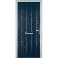 Door-Stop Cottage Blue Left Hand FD30 Fire Door Set - 850 x 2090mm