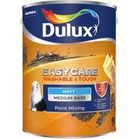 Dulux Colour Mixing Easycare Matt Paint - Medium Base - 5L