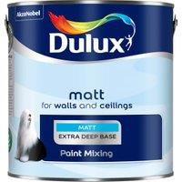 Dulux Colour Mixing Colour Matt Paint - Extra Deep Base - 2.5L