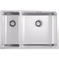 Abode Matrix R25 Undermount 1.5 Bowl Right Hand Main Bowl Sink - Stainless Steel