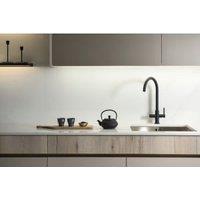 Abode Prothia 3 in 1 Hot Water Kitchen Tap - Matt Black