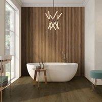 Wickes Boutique Nordika Walnut Structured Dcor Porcelain Wall Tile - 1200 x 600mm