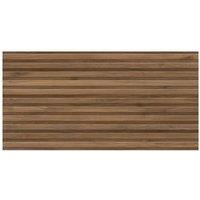 Wickes Boutique Nordika Walnut Structured Dcor Porcelain Wall Tile - Cut Sample