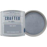 Crown Crafted Suede Textured Emulsion Paint - Mid Grey - 125ml
