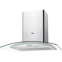 Hoover HCG6CX 60cm Angled Glass Hood - Stainless Steel