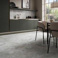 Wickes Onyx Grey Ice Polished Porcelain Wall & Floor Tile - 600 x 600mm