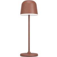 Eglo Mannera Touch Dimmer Table Lamp - Auburn & White