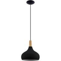 Eglo Sabinar Metal/Wood Pendant Light