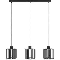 Eglo Ginestrone-Z 3-Light RGB Pendant Light - Black
