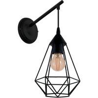 Eglo Tarbes 1 Light Geometric Wall Light - Black