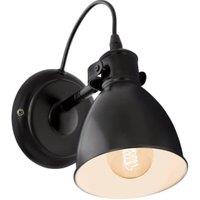 Eglo Priddy 1 Light Vintage Wall Light - Black