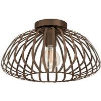 Eglo Espinal Steel Ceiling Light - Brown