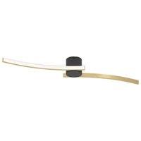 Eglo Aieta Ceiling Light - Black & Brushed Brass