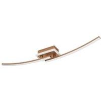 Eglo Lungolago Steel Minimalist Ceiling Light - Bronze