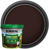 Ronseal One Coat Shed & Fence Protector - Dark Oak - 5L