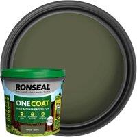 Ronseal One Coat Shed & Fence Protector - Forest Green - 5L