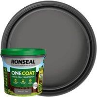 Ronseal One Coat Shed & Fence Protector - Charcoal Grey - 5L
