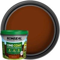 Ronseal One Coat Shed & Fence Protector - Medium Oak - 9L