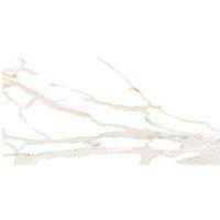 Wickes Calacatta Silk Gold Polished Porcelain Wall & Floor Tile - 600 x 300mm - Sample