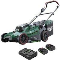 Webb Eco 40V Cordless 43cm Rotary Lawnmower with 2 x 4.0Ah Battery & Charger
