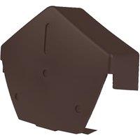 CromaVerge Premium Angled Centre Ridge Cap - Brown - Pack of 10