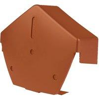 CromaVerge Premium Angled Centre Ridge Cap - Terracotta - Pack of 10