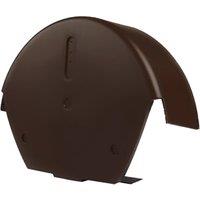 CromaVerge Premium Round Centre Ridge Cap - Brown - Pack of 10